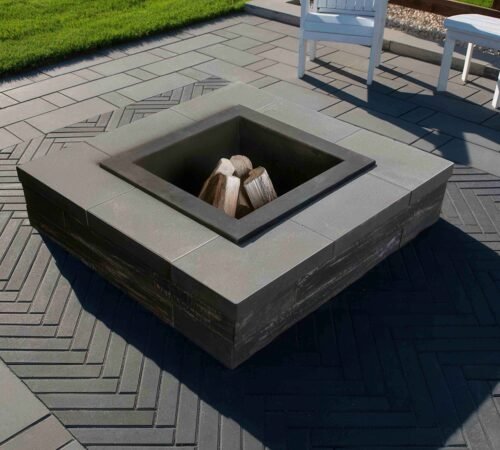 Architextures Wall Fire Pit Kit (includes liner & spark arrestor)
