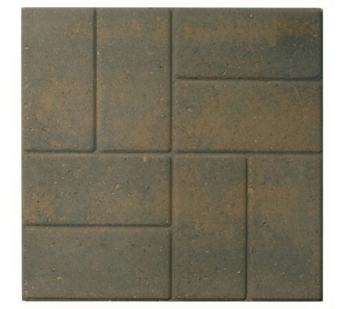 Brickface Slab 18"x 2 1/4" x18" - Tan/Charcoal