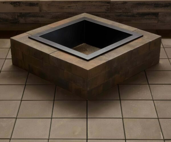 Caliber Stone Fire Pit Kit (includes liner & spark arrestor)