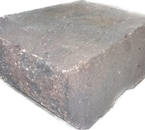 Easy Stack Cap Stone 8" x 4" x 8" - Walnut(brown/charcoal)
