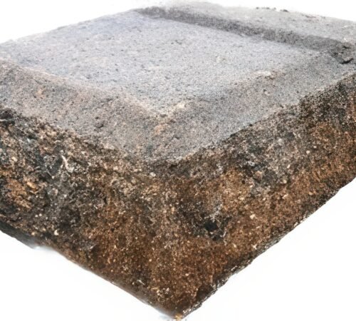 Easy Stack Large Corner 8" x 4" x 11 1/4" - Tan/Charcoal