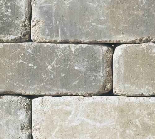 Quarry Stone Compact Fireplace - Sierra Grey / Charcoal Accent