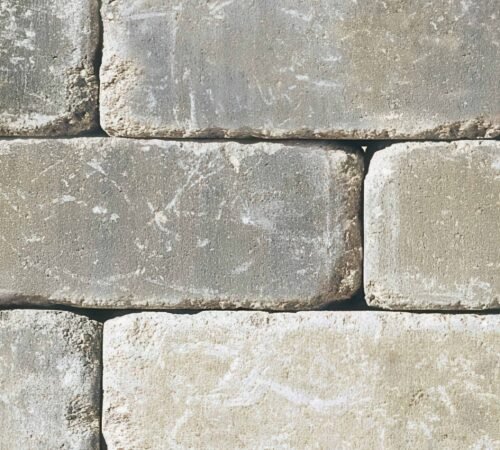 Quarry Stone Fireplace (includes Raincap) - Sierra Grey / Charcoal Accent