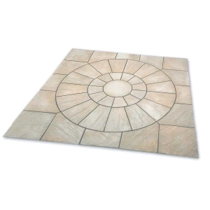 Riven Circle Set  8' x 8' x 2" - Extra 18x18 slabs(1 layer 24pcs 2 layers56)